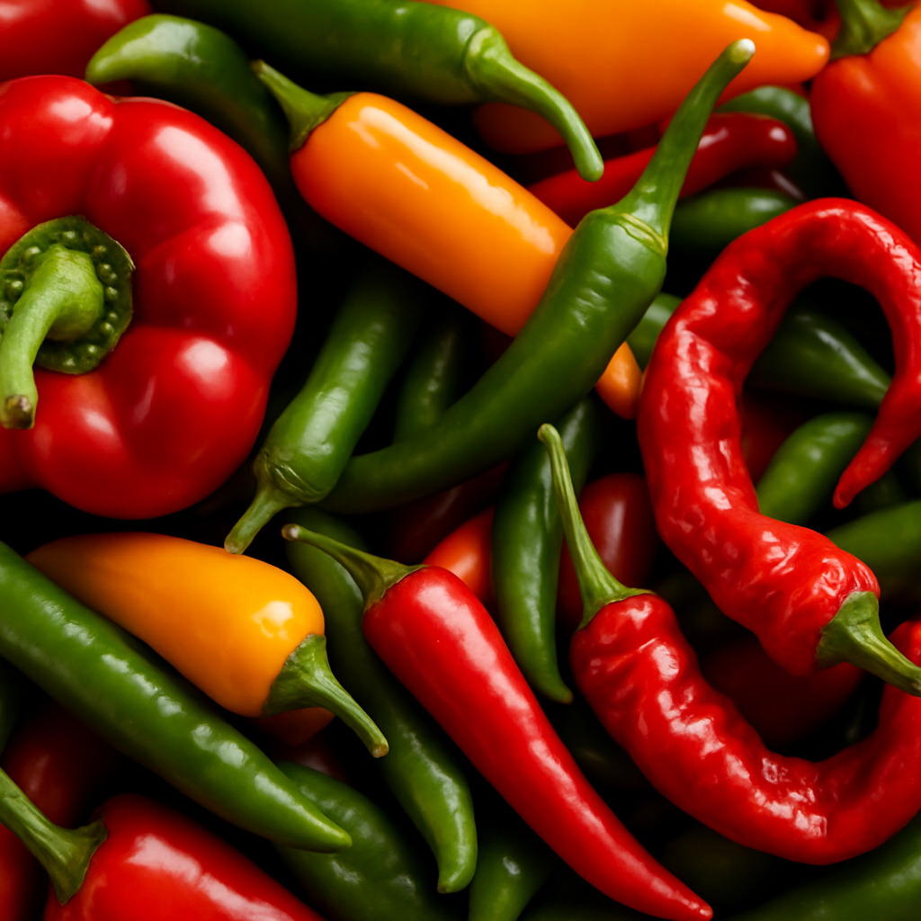 Variety of peppers
