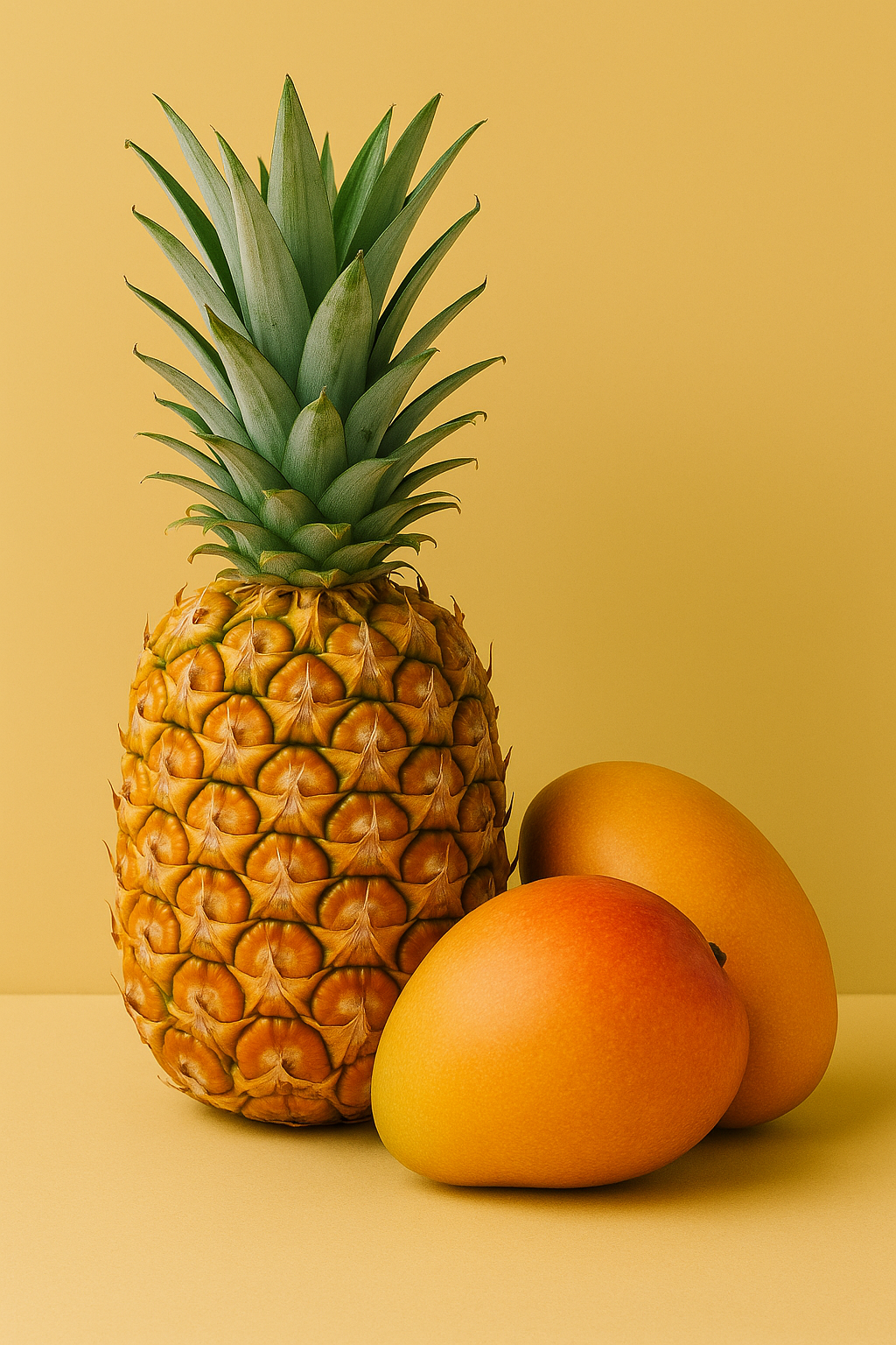 Pineapple and mangoes