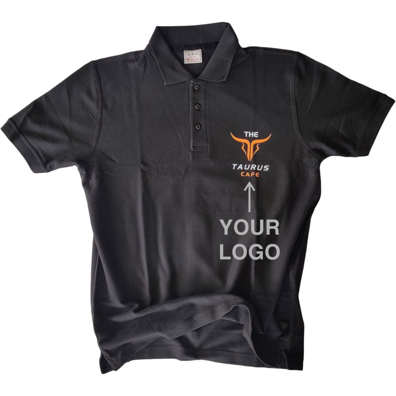 Custom Logo Printed Collar Polo T-shirt - Tanshar